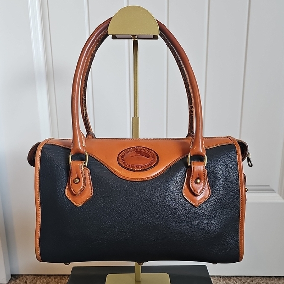 Dooney & Bourke Handbags - Dooney and Bourke Vintage Striking Night Sky Dark Blue Satchel Shoulder Bag